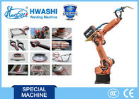 HWASHI 6 AXIS TIG / MIG Welder Industrial Welding Robots , Arc Welding Robotic Arm