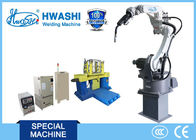 Super Six Axis Robotic Arm Welding Machine With Panasonic Mig / Tig Welder Soldering