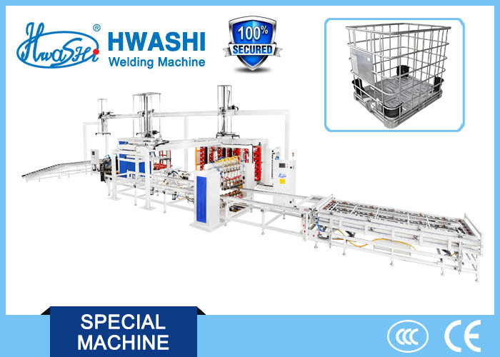 Fabryka IBC Grid IBC Klatka ramka spawalnia maszyna zbiornik masowy automatyczna linia produkcyjna
