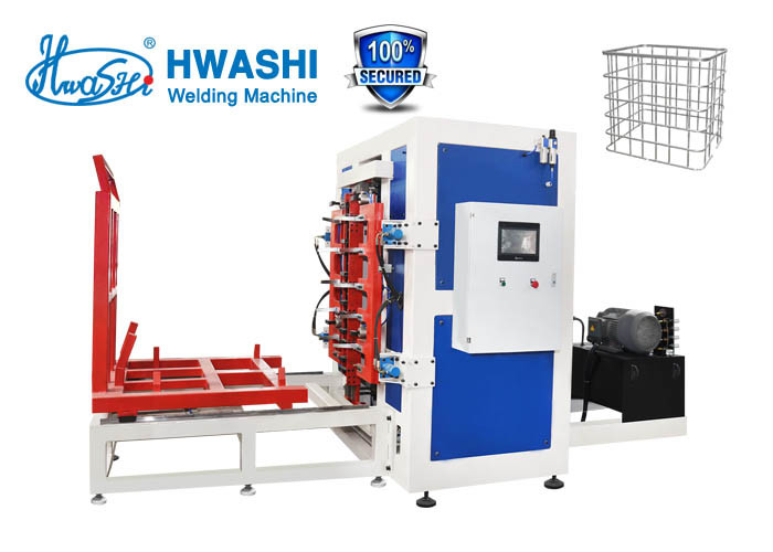 Hwashi IBC Metal Grid Sheet Metal Clinching Machine PLC Control IBC Tank Welding Machine