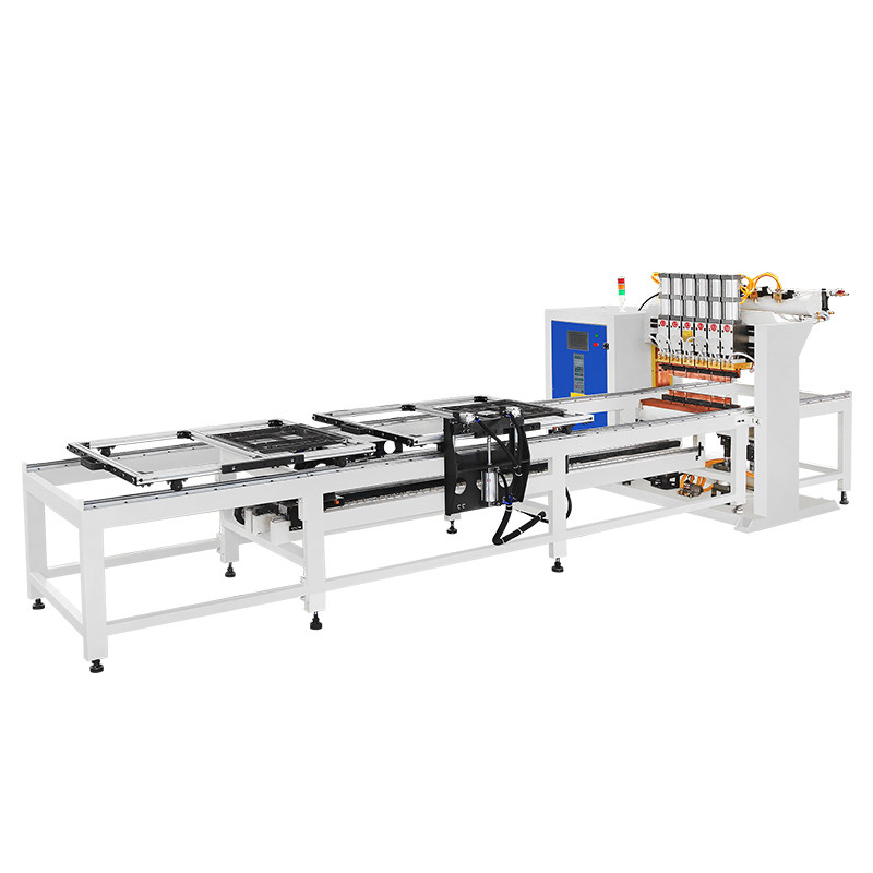 HWASHI Sprzęt spawalniczy Automatyczna maszyna spawalnicza typu gantry Multi Head Spot Row dla sieci drutowej Gorący produkt dostarczony 2 - 8 mm