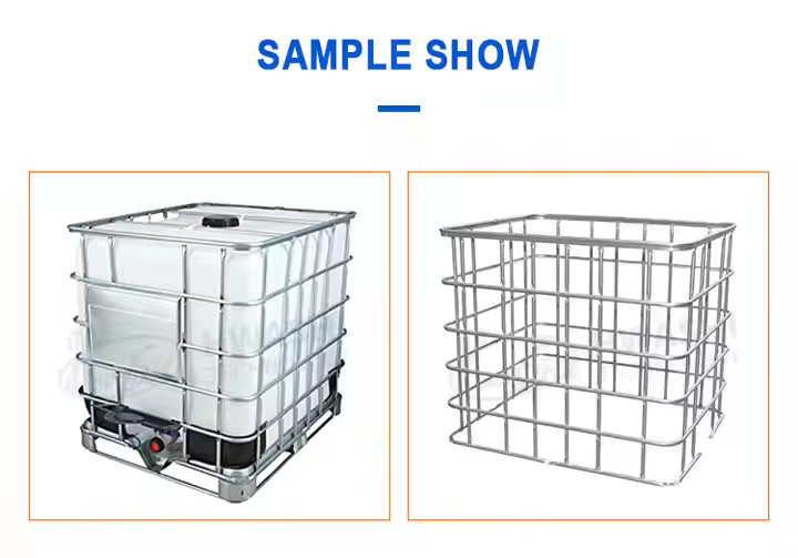 Maszyna spawalnicza zbiornika 1000l ibc automatyczna linia produkcyjna ibc maszyna ramy klatki ibc