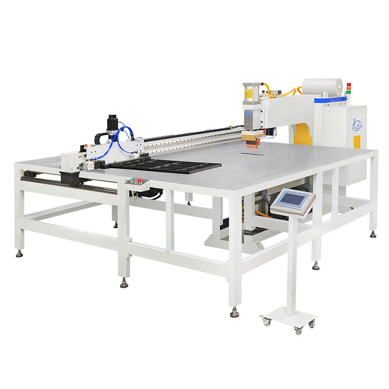 Hwashi CNC Auto Feeder Jednogłowa stojak do pieca stojak do spawania, maszyna do spawania sieci drutowej / stojak kuchenny automatyczna maszyna do spawania sieci drutowej