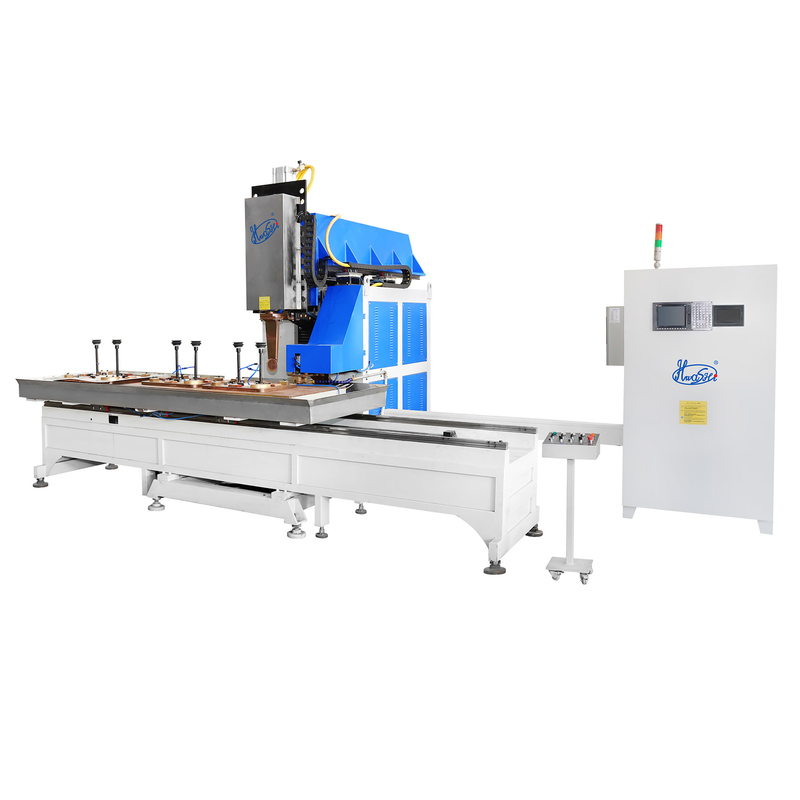Hwashi Automatic Seam Welder z wysoką wytrzymałością złączy, regulowaną prędkością koła spawania i możliwością obrotu 360° na naczynia kuchenne