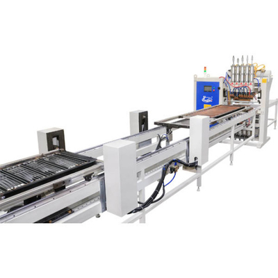 Sześciogłowicowa automatyczna spawarka chłodnicza skraplacza do linii produkcyjnej skraplacza