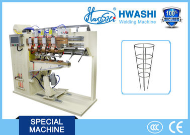 Tomato Bracket / Rack Wire Welding Machine , Tomato Support Cage Wire Welders