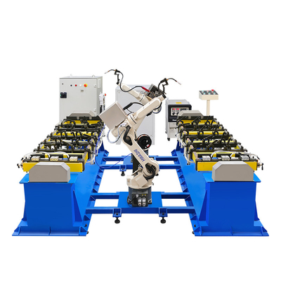 Roboty spawalnicze Hwashi Industrial MIG Robot spawalniczy do ramy regału magazynowego