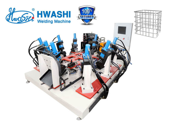 Hwashi IBC Cage Frame Automatyczna maszyna do wykonywania otworów Automatyczna linia produkcyjna