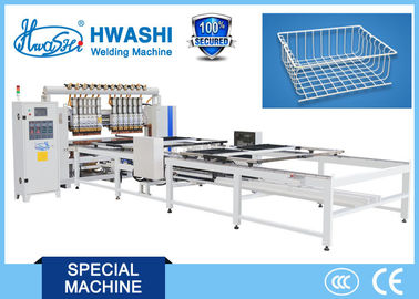 Multi Guns Wire Welding Machinery for Shopping Baskets / Refrigerator shelves