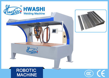 Security Stiffer Metal Door Plate CNC / Manual Spot Welding Machine , Galvanized Steel Welder