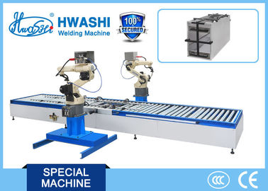 Steel Panel Cabinet Arc Industrial Welding Robots Arm With Automatic Production Line feeder
