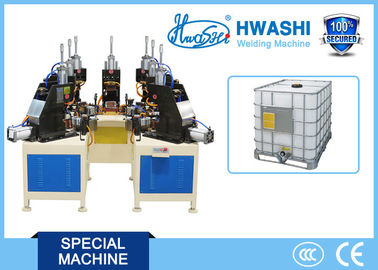 IBC Tank Cage Spot Welding Machine , Pipe Bage Auto Welding Machine