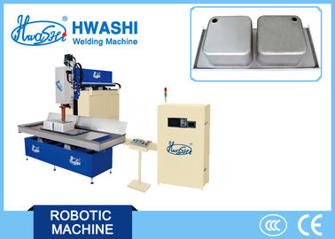CNC Kitchen Sink Seam Welder Machine , Inset Sink Automatic Seam Welding Machine