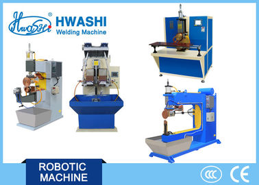 Long Copper Arm Resistance Seam Welding Machine , Rolling Seam Welder Machine