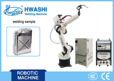 Automatyczna robota spawalniczego 6 osi Industrial Mig Metal Jerry Can Making Automatic System