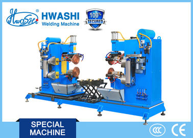Okrągła stalowa pokrywa zbiornika do przechowywania Circular Dual Seam Welder Machine Nowy stan