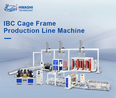 Hwashi IBC Cage Automatic Production Machine with 12 Months Warranty AI-Powered Quality Assurance and Real-Time Monitoring