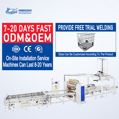 Zgrzewarka siatkowa z trójfazowym zasilaczem MF DC Efektywna szerokość spawania 1200 mm i długość 3000 mm