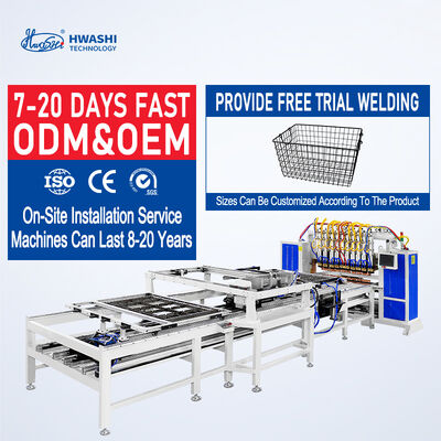 Zautomatyzowana, szybka spawarka skraplaczy chłodniczych z możliwością dostosowania linii produkcyjnej skraplaczy z rur drucianych oraz zintegrowanym spawaniem i gięciem