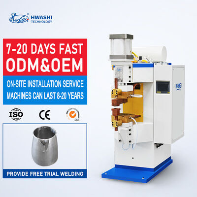 Zgrzewarka punktowa inwertorowa średniej częstotliwości HWASHI WL-MF-250K typu pionowego z technologią 1000 Hz do spójnego zgrzewania blach metalowych