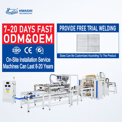 Hwashi Automatyczna Maszyna do spawania w miejscach z wielokrotną głową sieci drutowej z technologią adaptacyjnego spawania i wysoką precyzją pozycjonowania