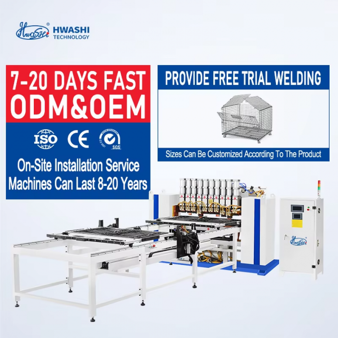 Hwashi Automatic Multiple Welded Wire Mesh Spot Welding Machine,Reinforcing Full Automatic Stainless Steel mesh Welded