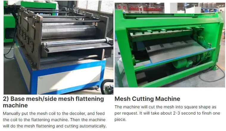 Hwashi Duży Metalowy Koszyk do Przechowywania Produkcja Koszyka Włochowego Z Nierdzewnej Stalowej Linii Produkcyjnej 3