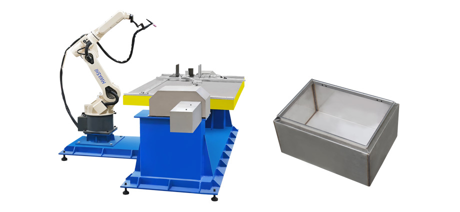 Hwashi Industrial CNC Welding Machine Robot 6-osiowy z servo, stojak pozycjonera ramienia robota spawania, automatyczny robot spawania TIG 0