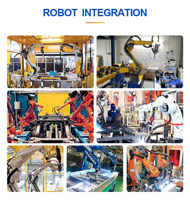 Hwashi Industrial CNC Welding Machine Robot 6-osiowy z servo, stojak pozycjonera ramienia robota spawania, automatyczny robot spawania TIG 14