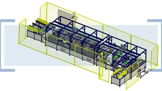 W pełni automatyczna linia do produkcji desek do prasowania — od surowej tuby do gotowego produktu, zero ręcznych ha